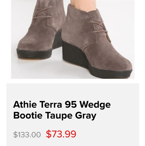 CLARK'S Originals Athie Terra  Dark Suede Ankle Boots- 8.5 - Picture 9 of 16